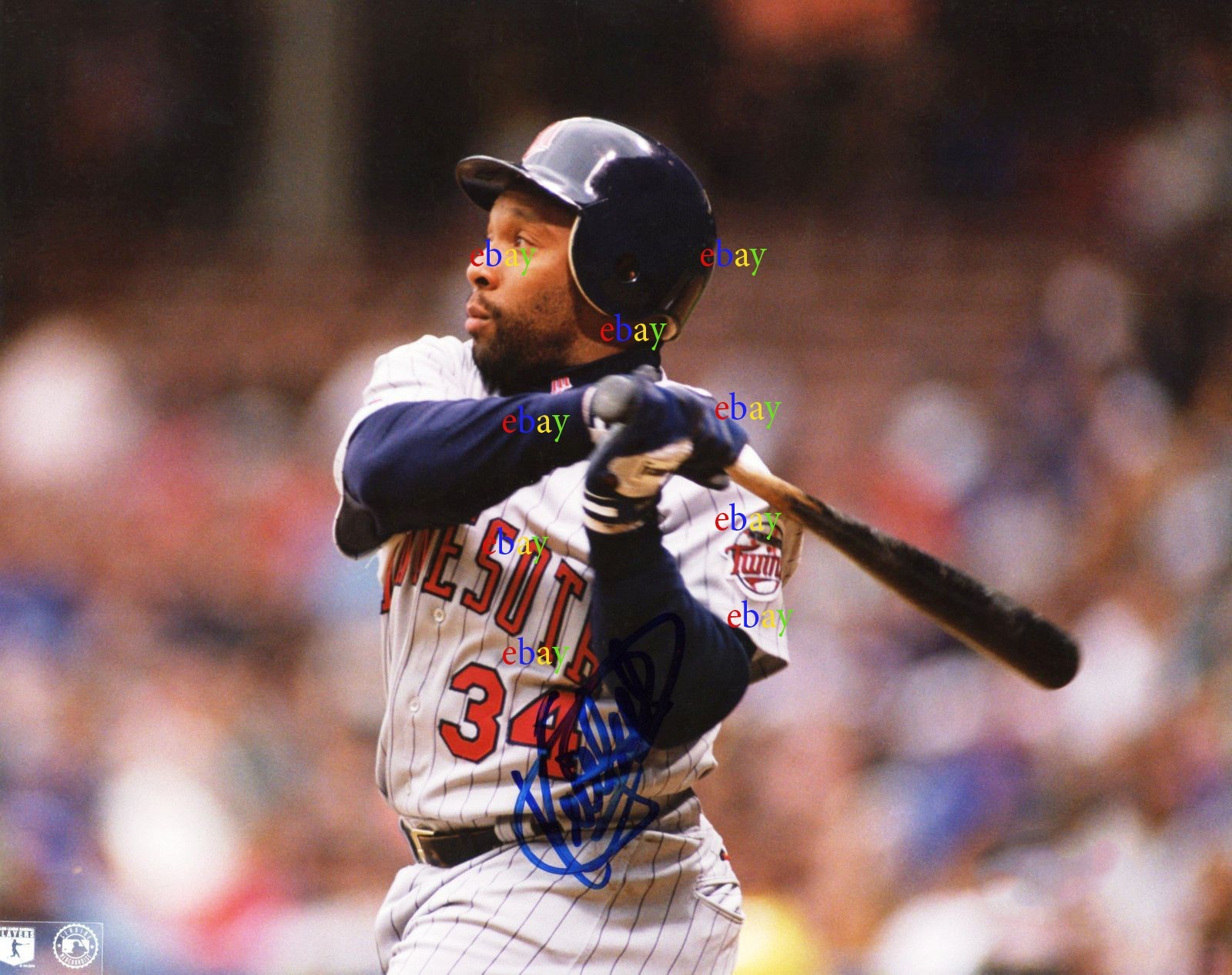 Kirby Pucket Twins  8x10 signed autographed photo reprint