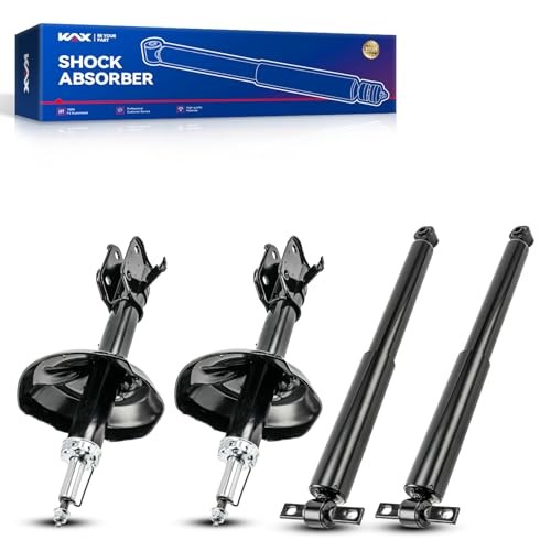 KAX Complete 4 Piece Shock Absorber Strut Set Front and Rear for 2005-2007 Honda