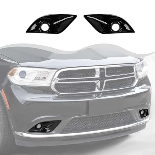 Exterior Front Fog Lamp Light Bezel Frame Trim Outside Front Fog Light Cover 