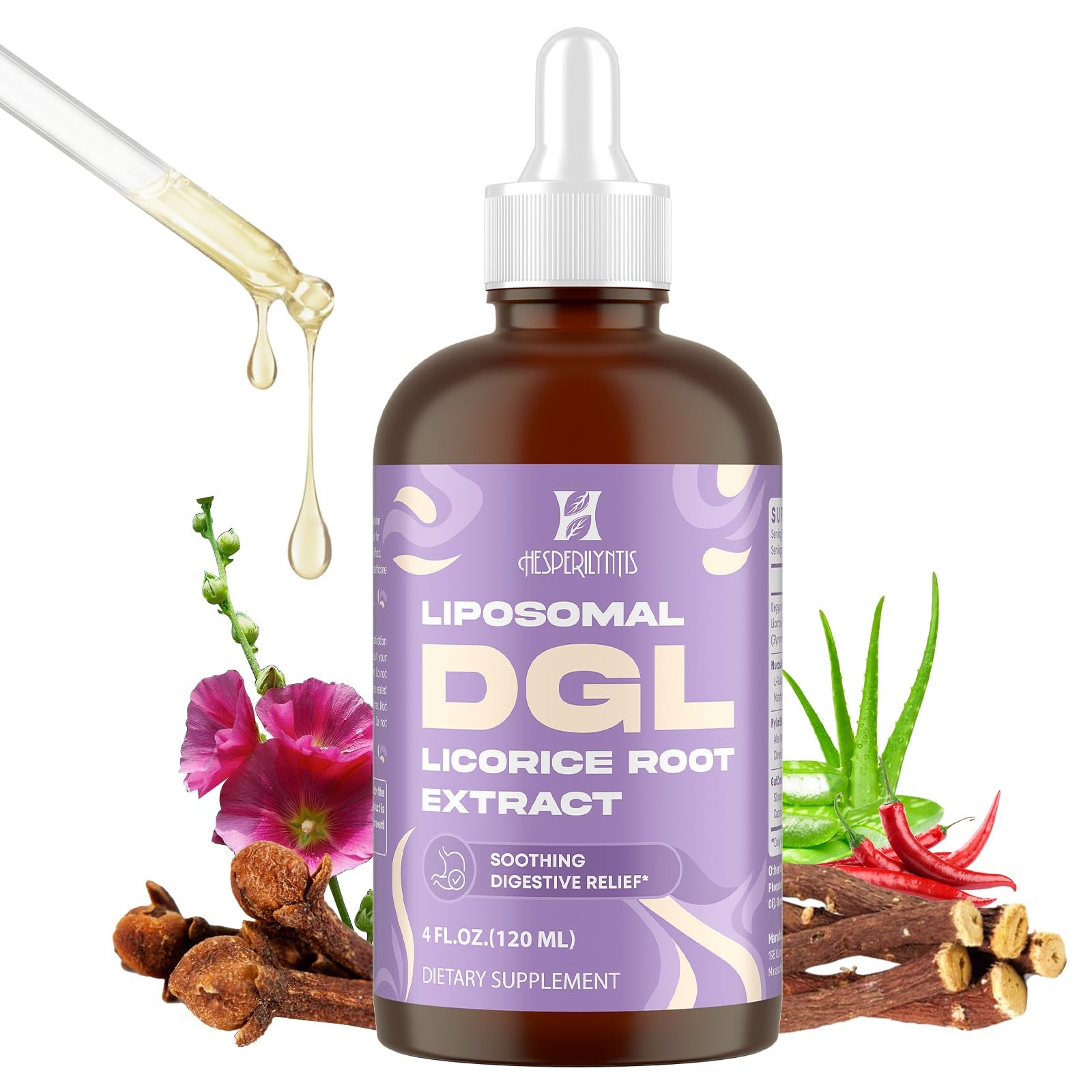 Liposomal DGL Licorice Root Extract  Deglycyrrhizinated Licorice with LGlutam...