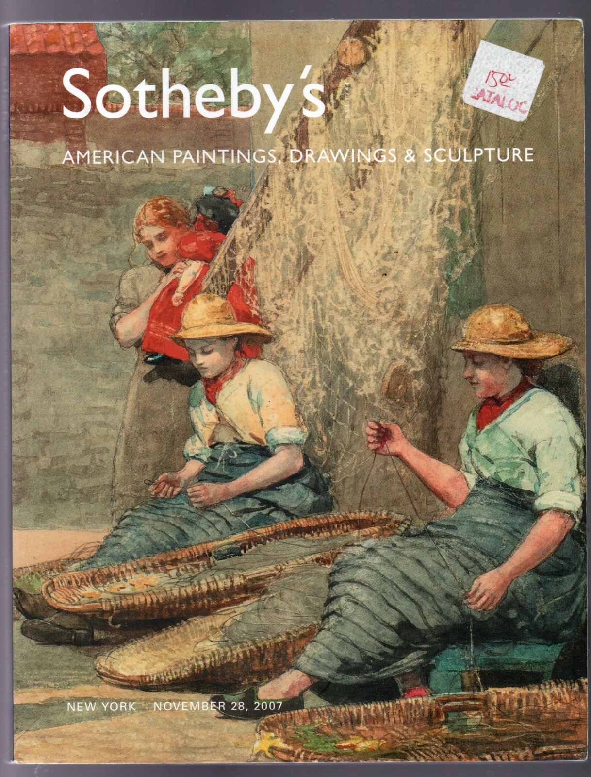 PAINTINGS American SOTHEBY'S 2007 Prendergast Smith Hassam Wyeth Avery Bierstadt