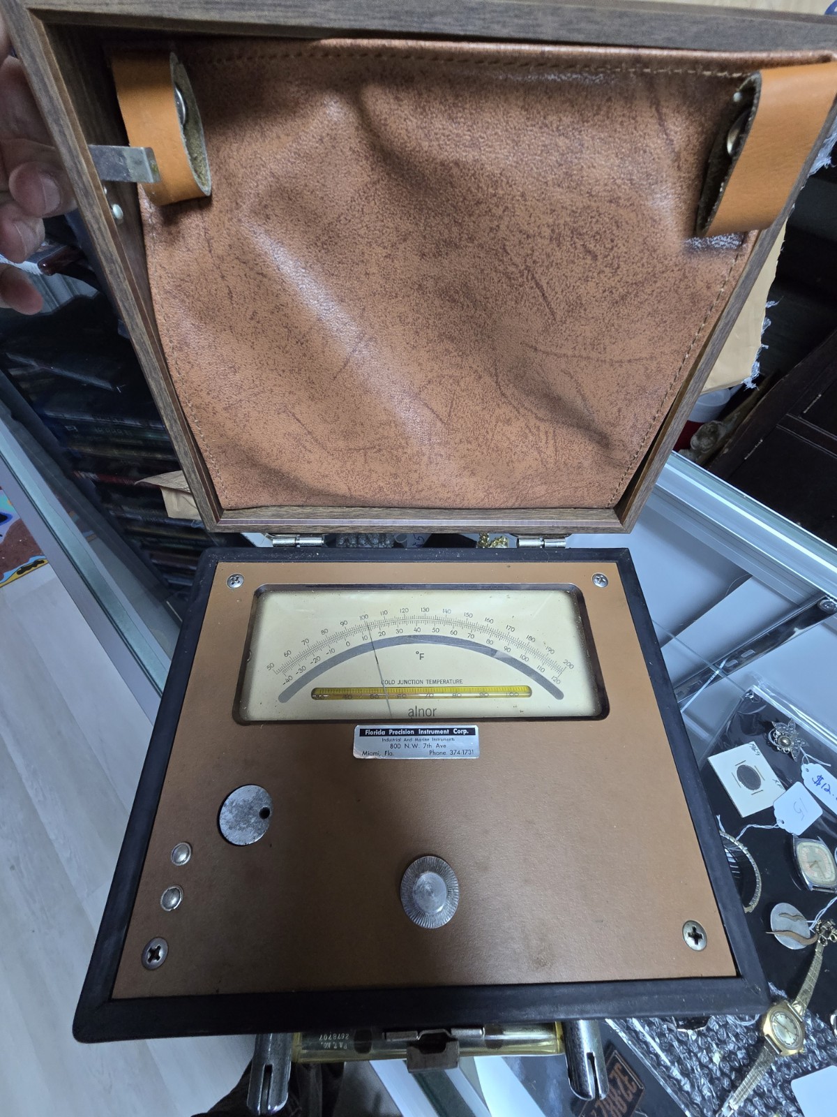 ALNOR Type 2300 E Cold Junction LOW Temperature Pyrometer - Probe & Instructions