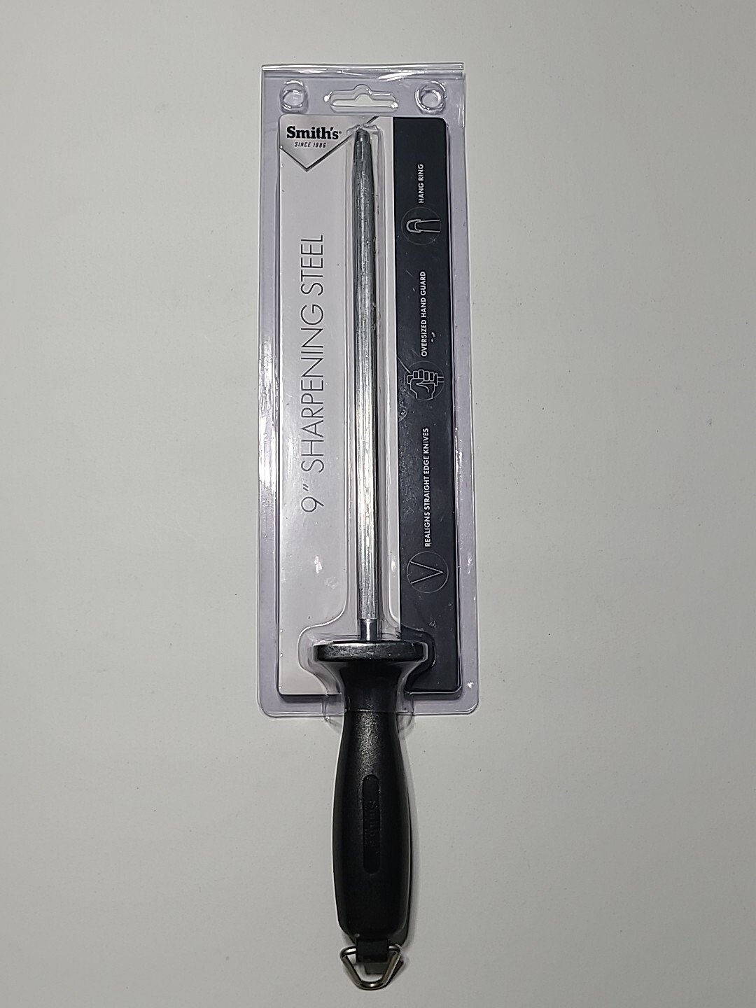 Smith’s Honer Sharpening Steel Knife Realignment Rod Straight Edge 50028