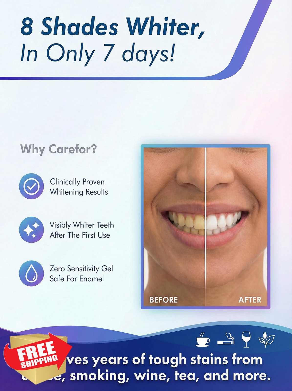 Teeth Whitening Pen 1 Pack (4ml) Fast Gel Stain Removal Brush