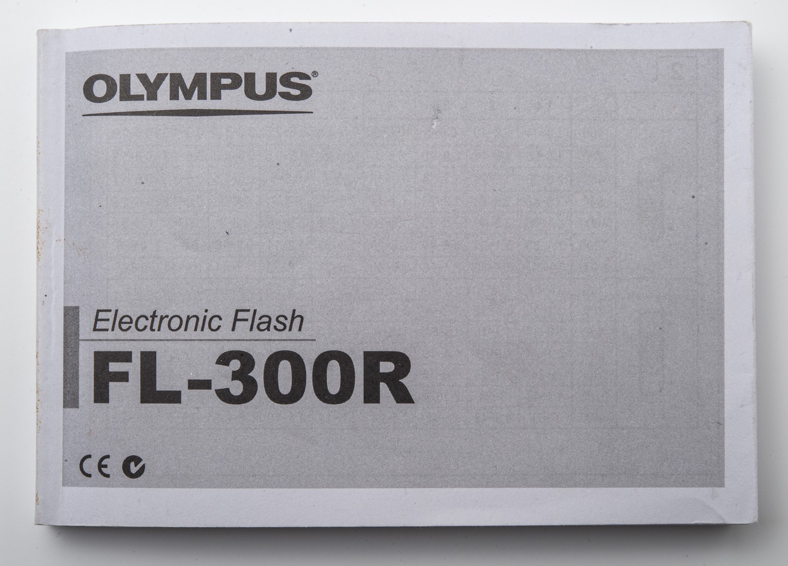 Manual Olympus FL-300R/Fl 300R Electronic Flash Instruction