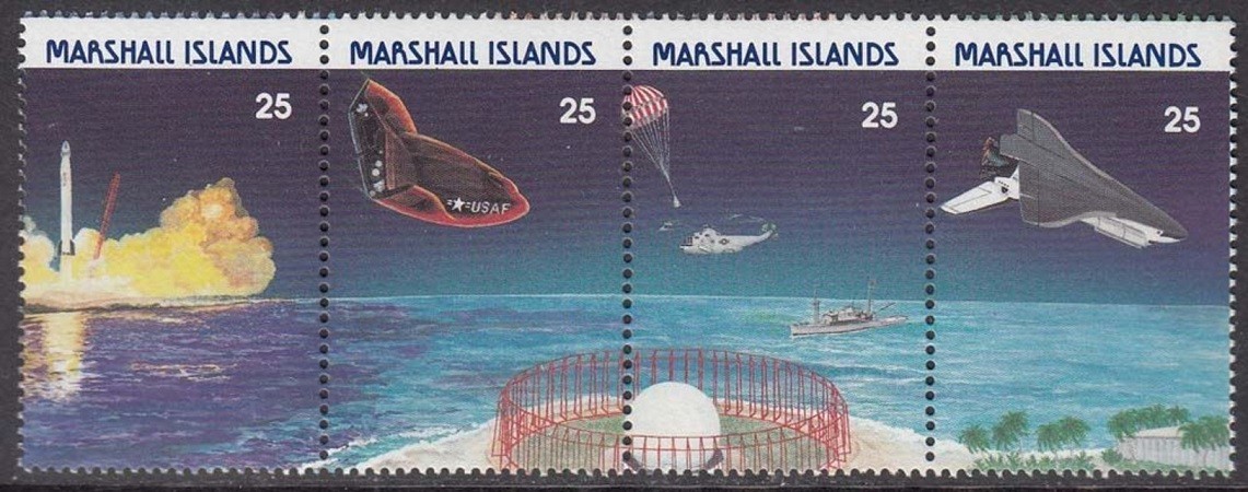Marshall Islands 1988 MNH 4v, Space Exploration, US Space Shuttle Program