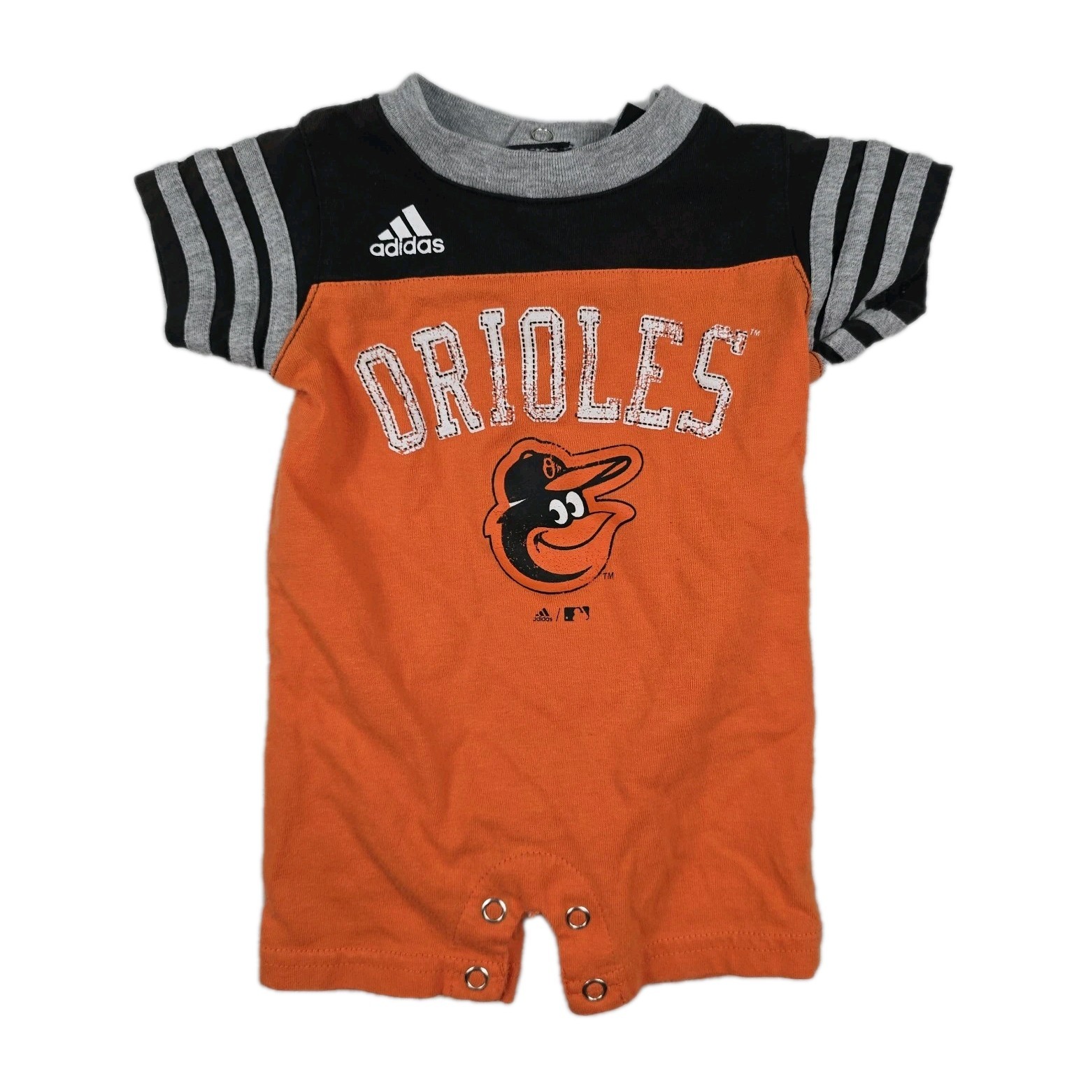 Baltimore Orioles MLB Adidas Baby Size 0-3 Months One Piece Outfit