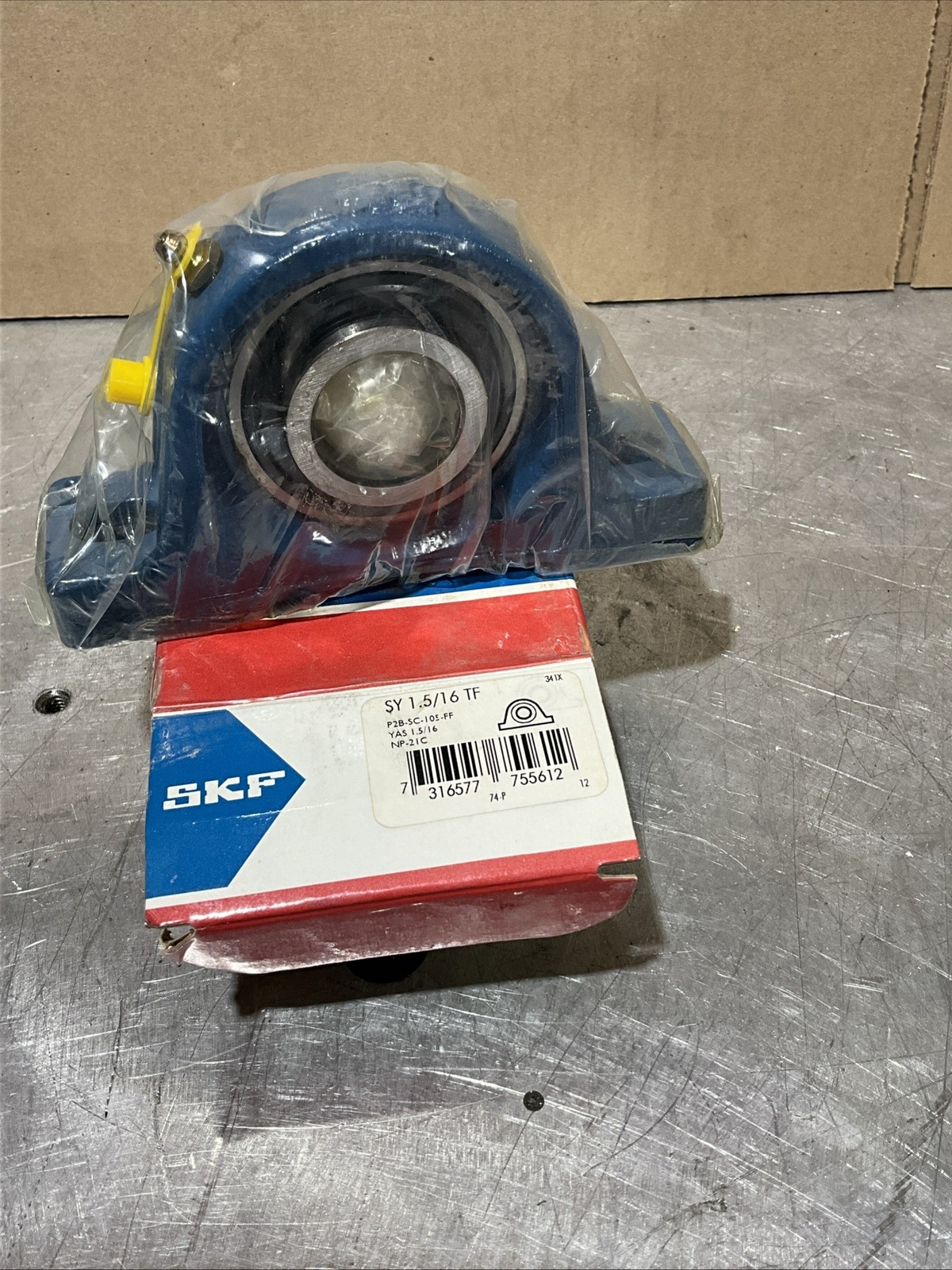 SKF SY 1.5/16 TF Pillow Block Ball Bearing Unit NOS