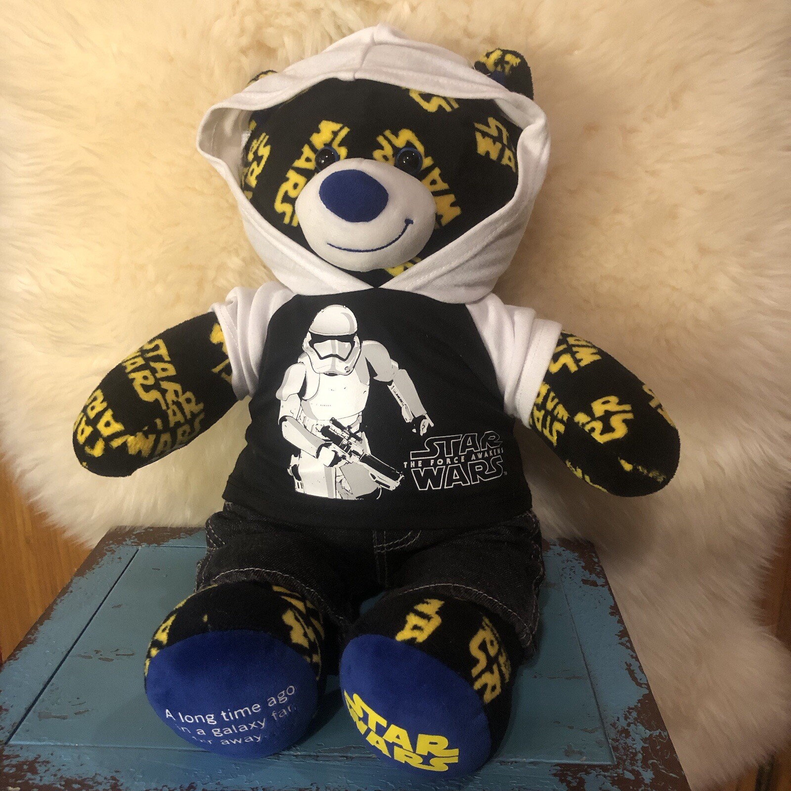 Star Wars 2015 Build A Bear “17 Wearing Jeans And Star  Wars Hoodie
