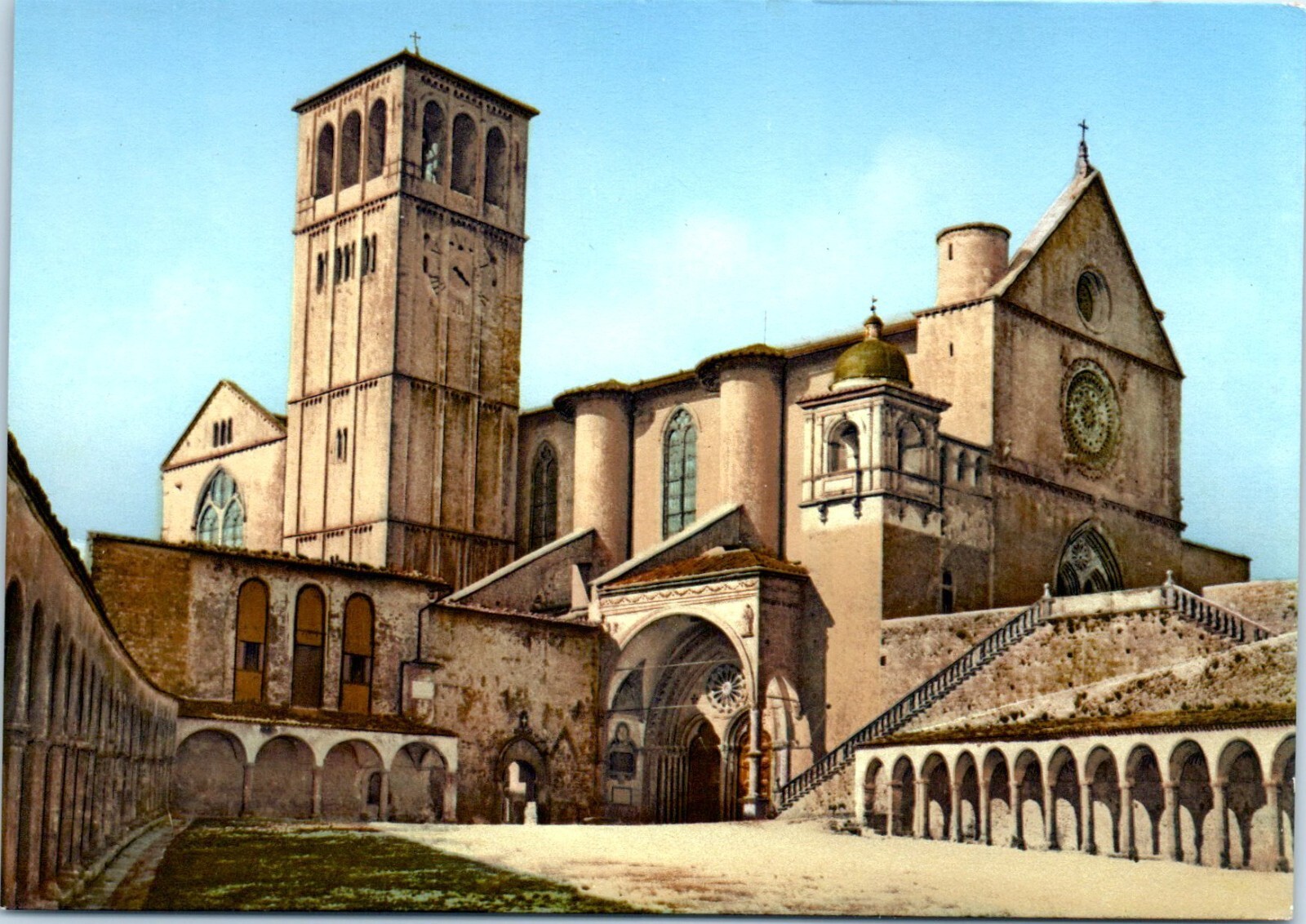 St. Francesco Basilica, Assisi, Italy Postcard
