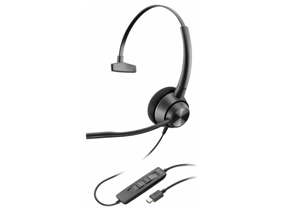 HP-New-760Q8AA _ POLY ENCOREPRO 310 USB-C MONOAURAL HEADSET TAA