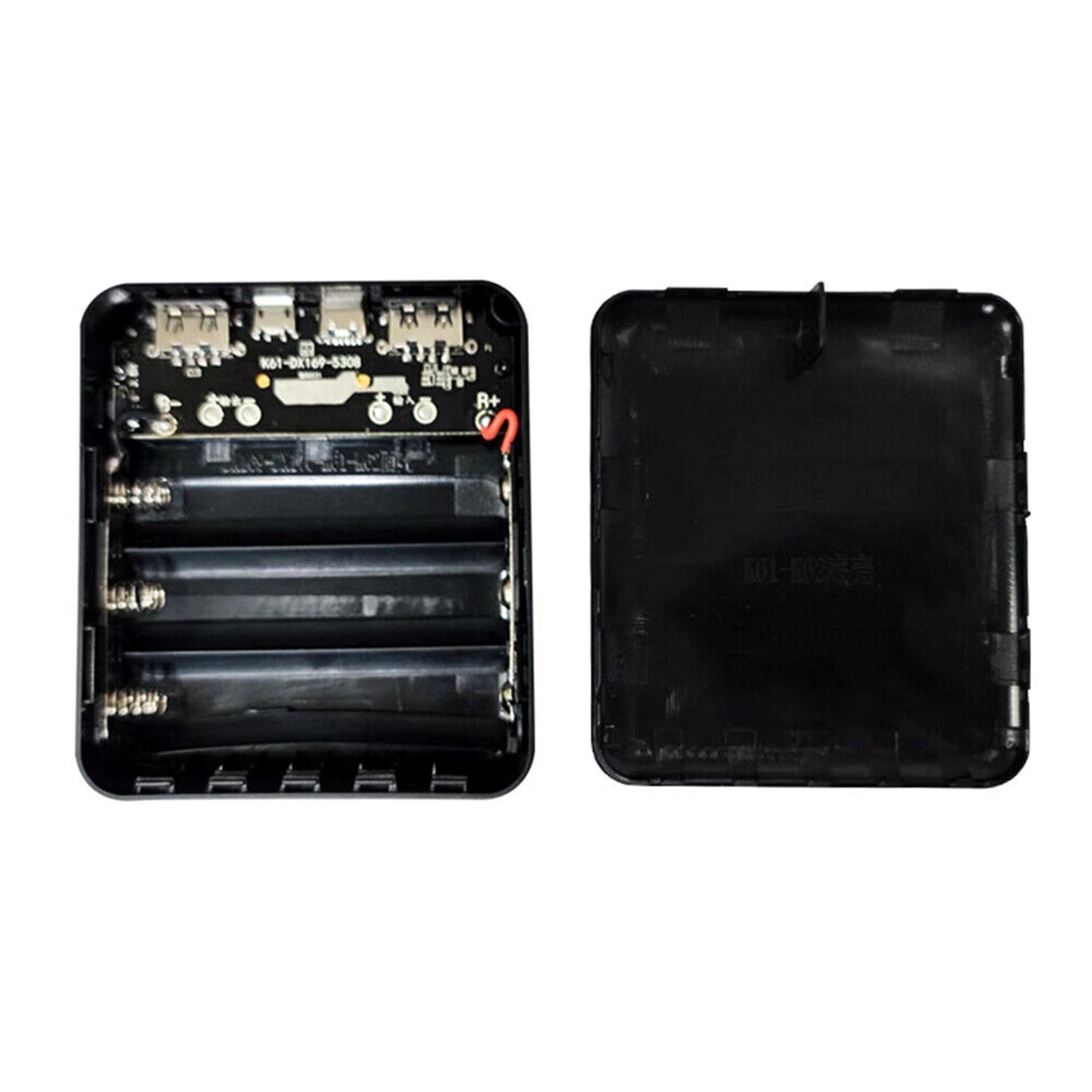 5V 3 Slots 18650 Battery Box Case DIY Power Bank Charger Shell Power Display