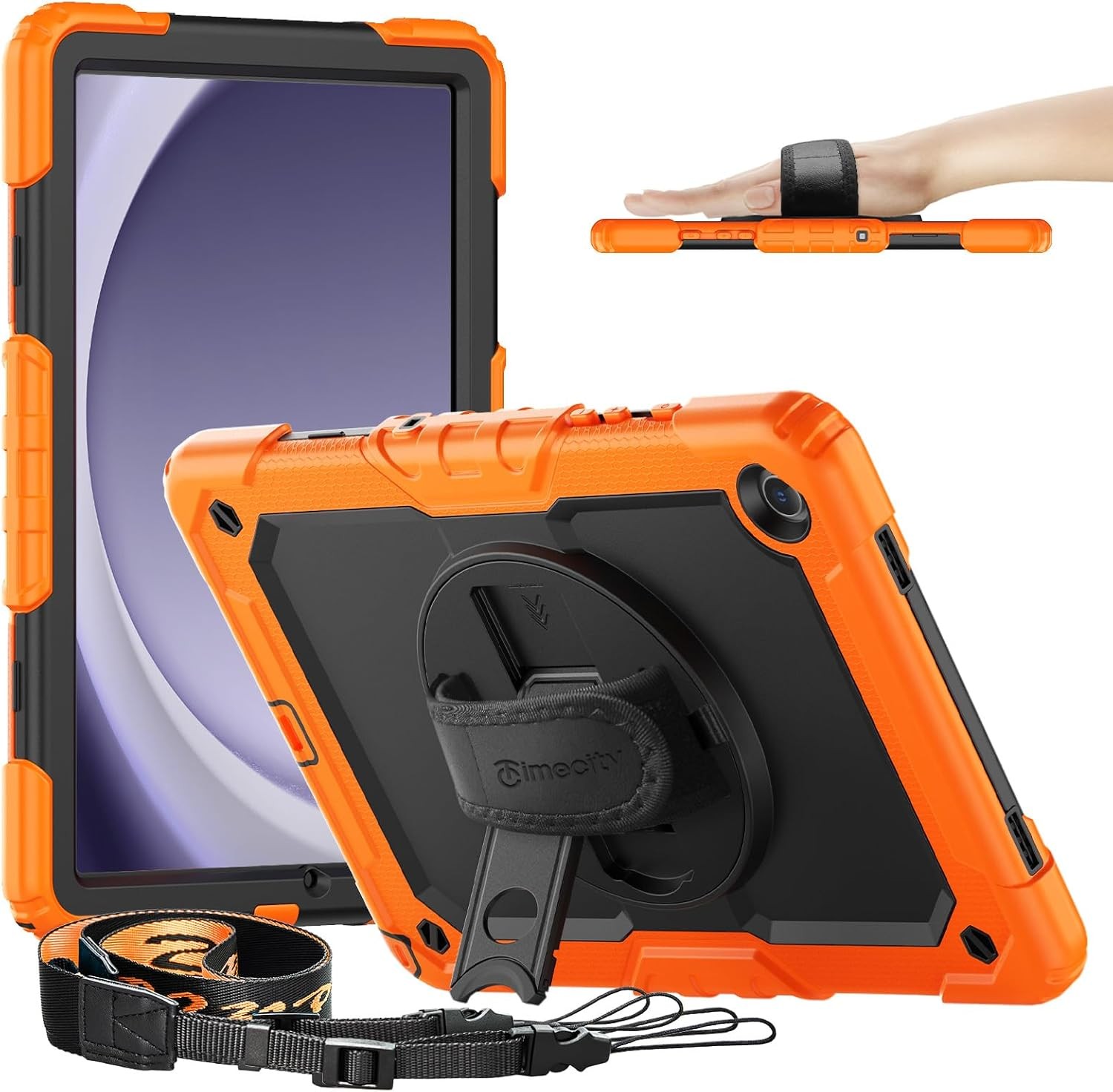 Case for Samsung Galaxy Tab A9 Plus 11 inch 2024, Sturdy Rugged with Kickstand