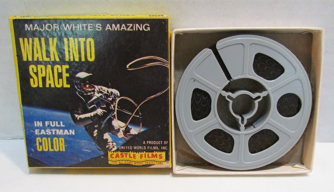 CASTLE FILMS WALK INTO SPACE 8mm HEADLINE EDITION COLOR HOME MOVIE no. 9079