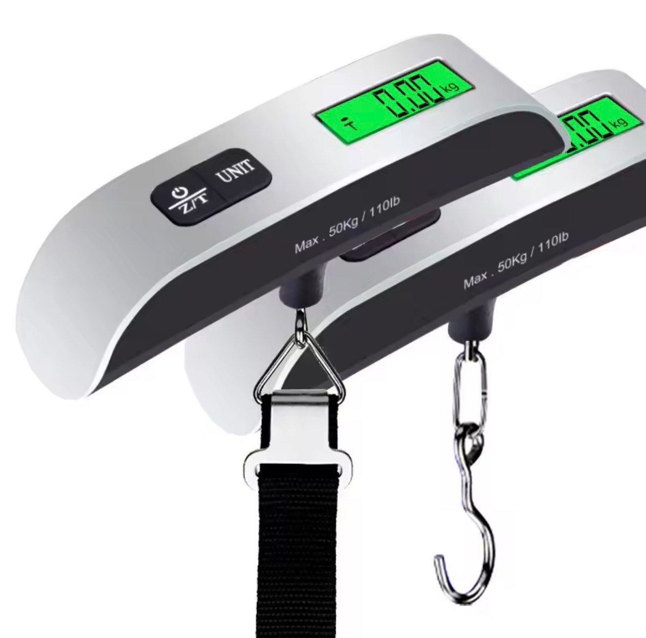 50kg Digital Luggage Scale Portable Handheld Travel Suitcase Weight LCD Hook