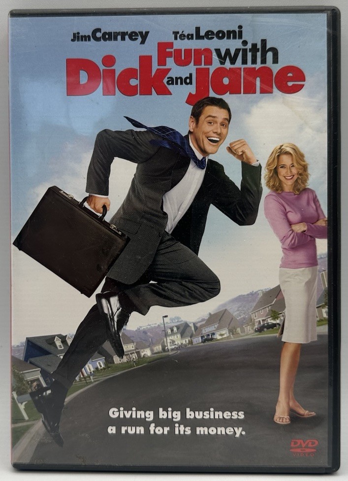 Fun with Dick and Jane DVD Widescreen/Full Screen Jim Carrey Tea Leoni 2006