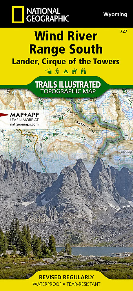 Wind River Range South: Map #727