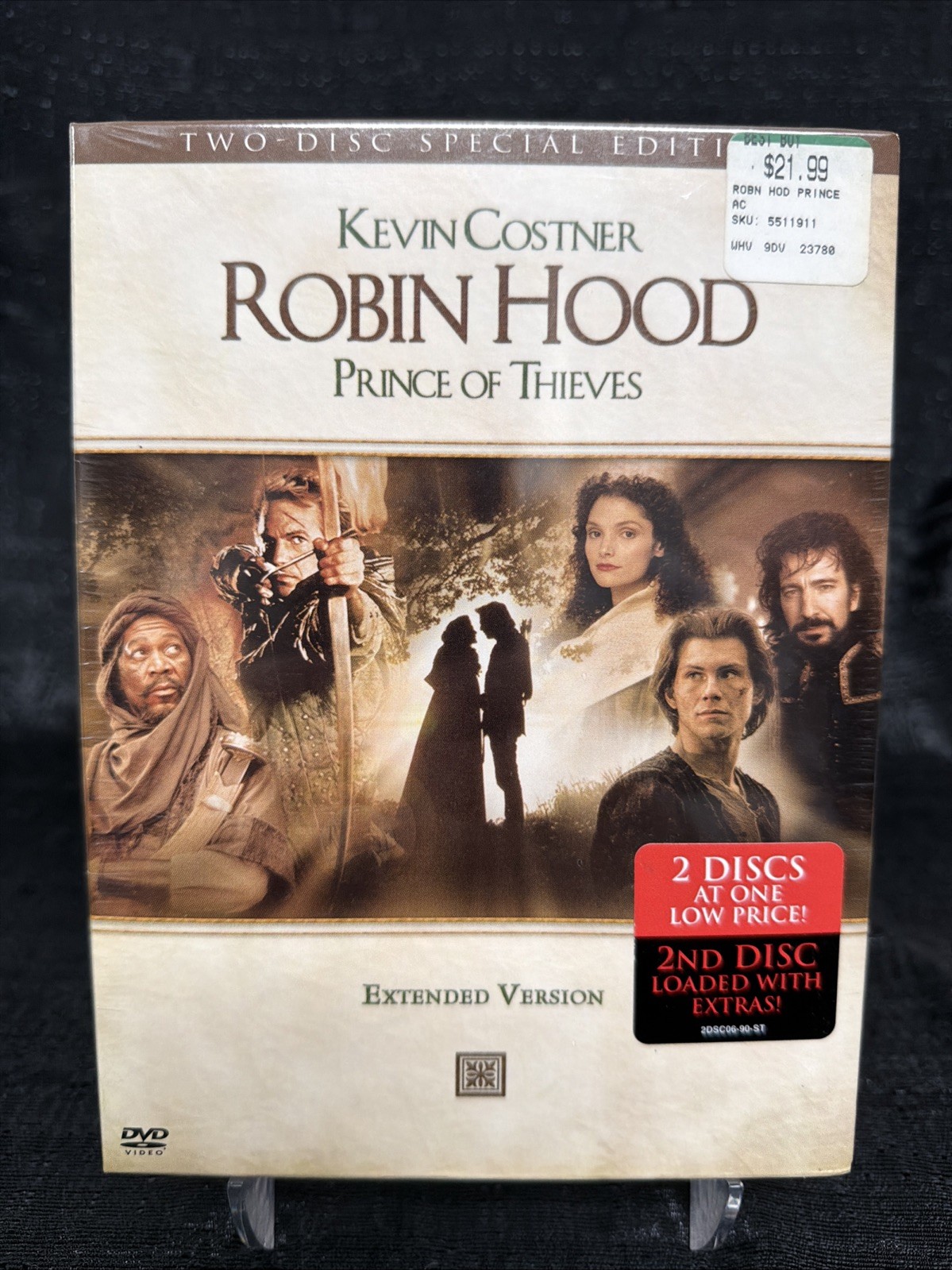 Robin Hood Prince of Thieves DVD 2-Disc Extended Version BRAND NEW Kevin Costner