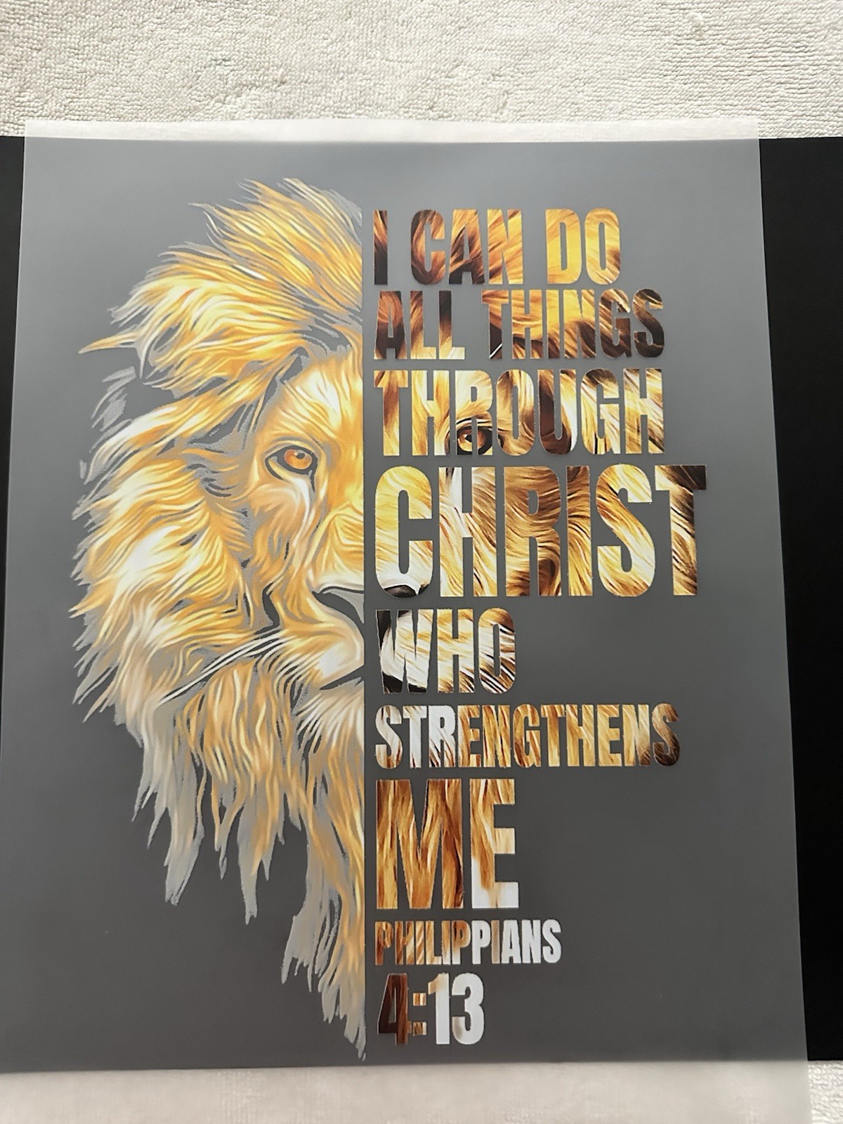 5 Halftone DTF Transfer Ready To Press Size 8.25in Wide For Black Tshirt