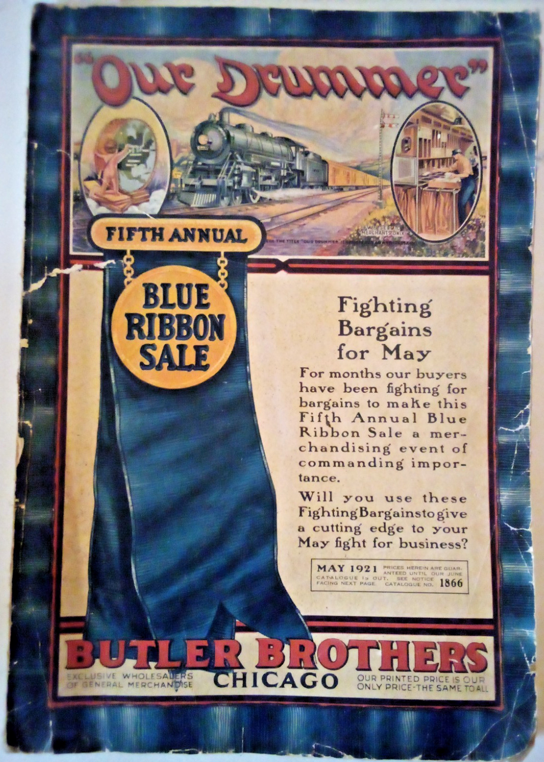 VTG 1921 BUTLER BROTHERS STORE CATALOG FASHION MUSICAL FIREARMS SPORTING TOOL Fg