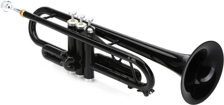 pBone Music pTrumpet hyTech Trumpet - Black