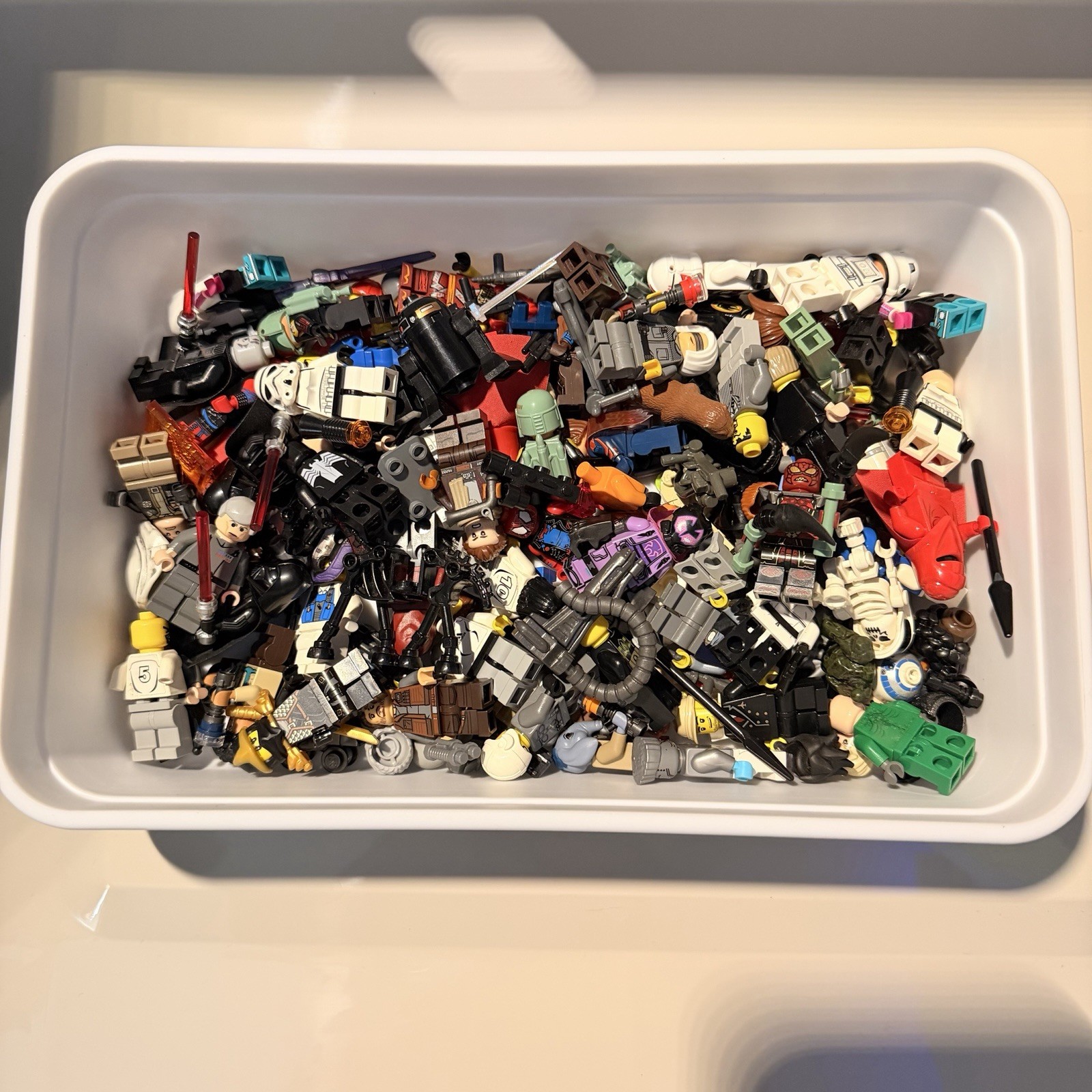 LEGO Collectible Minifigure Assortment Bulk Lot with Accessories (2lb Per Order)