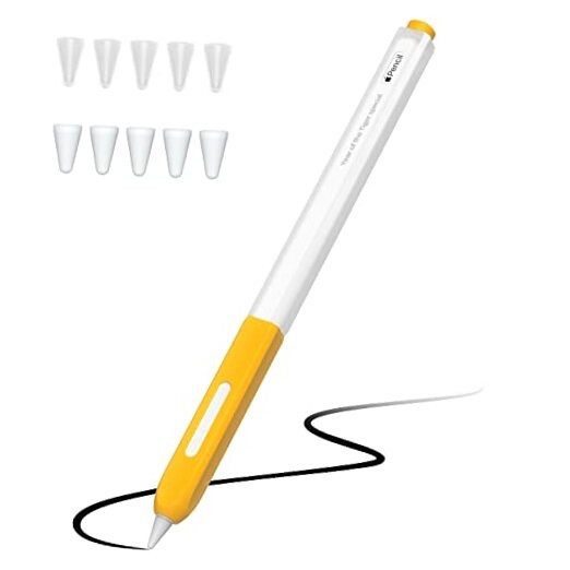 Pencil Case Compatible with Apple Pencil 2nd Generation Cover Yellow