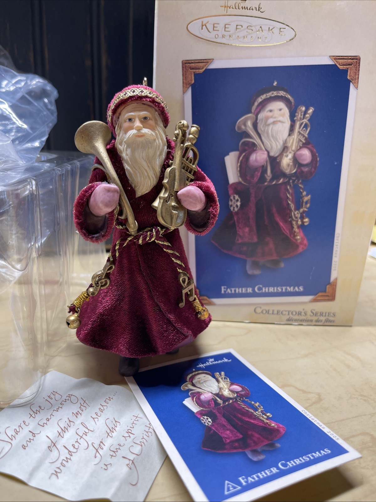 Vintage Hallmark Keepsake Ornament Father Christmas 2005 Collector’s Series