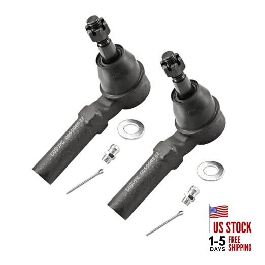  2pcs Front Outer Tie Rod Ends ES800640 Compatible with 2010-2017 Cadillac SRX 