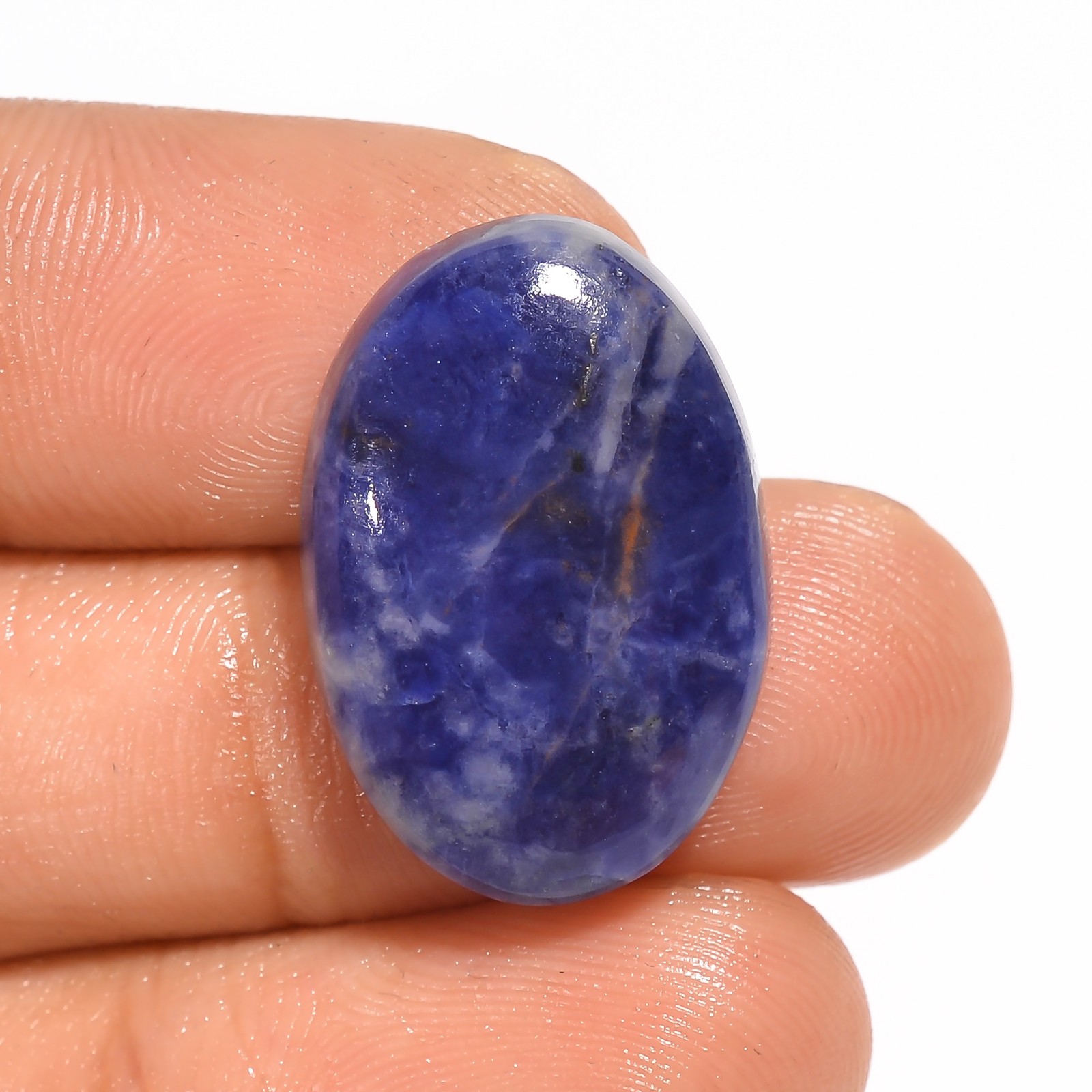 100% Natural Sodalite Oval Shape Cabochon Loose Gemstone 16 Ct 22X15X6 mm A-1612