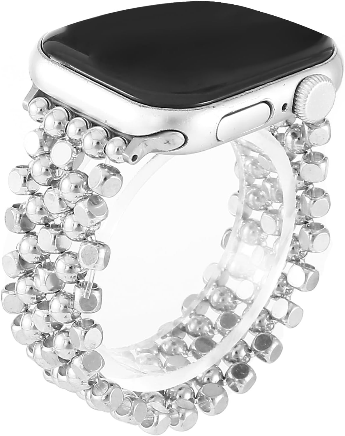 Metal Elastic Strap Compatible with Apple Watch Series Ultra/11, 38-49mm