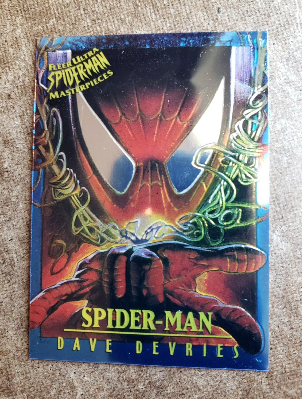 1995 Fleer Ultra SPIDER-MAN Masterpieces SPIDER-MAN DAVE DEVRIES #4/9 LIMITED ED