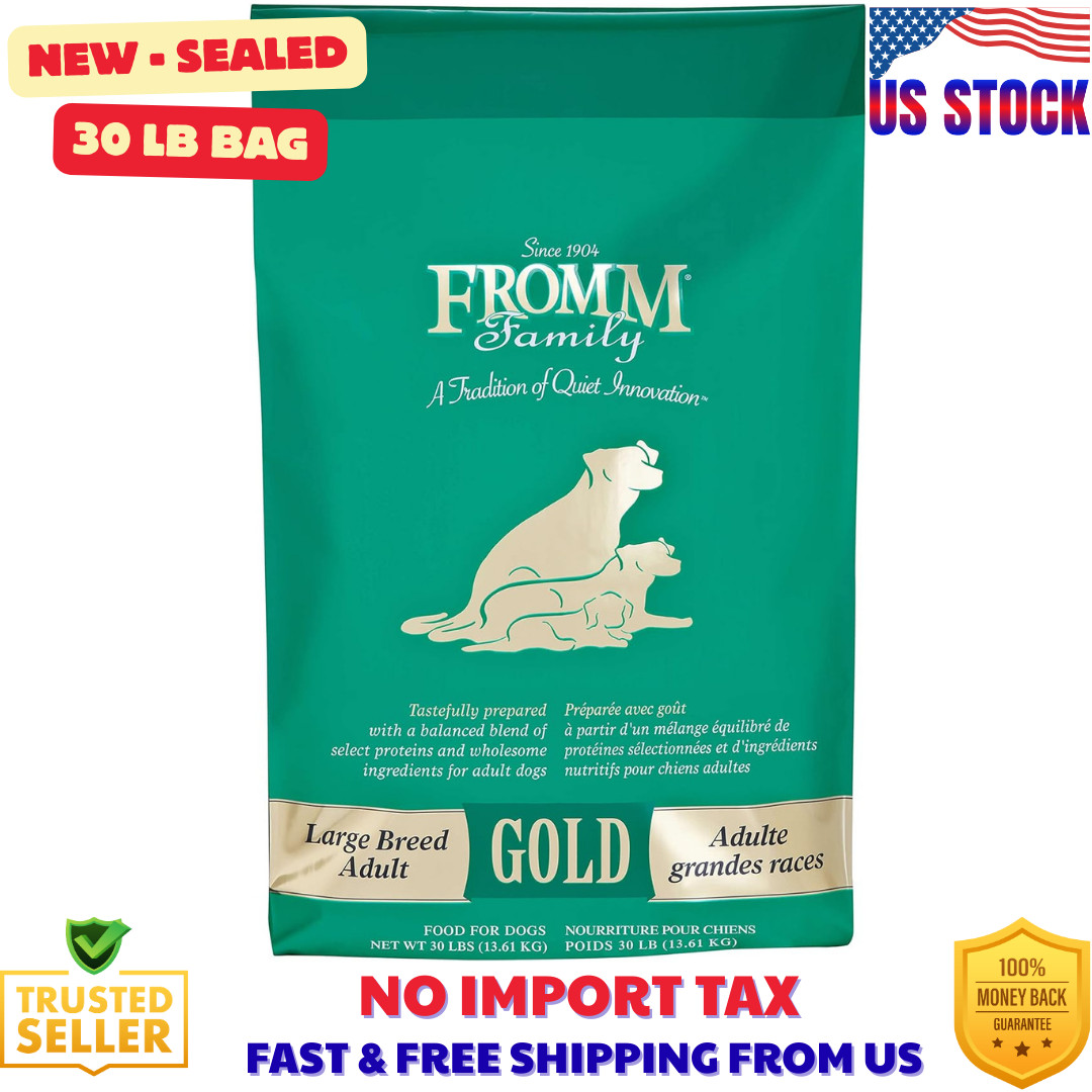 Fromm Large Breed Adult Gold Premium Dry Dog Food Chicken Recipe 30 lb