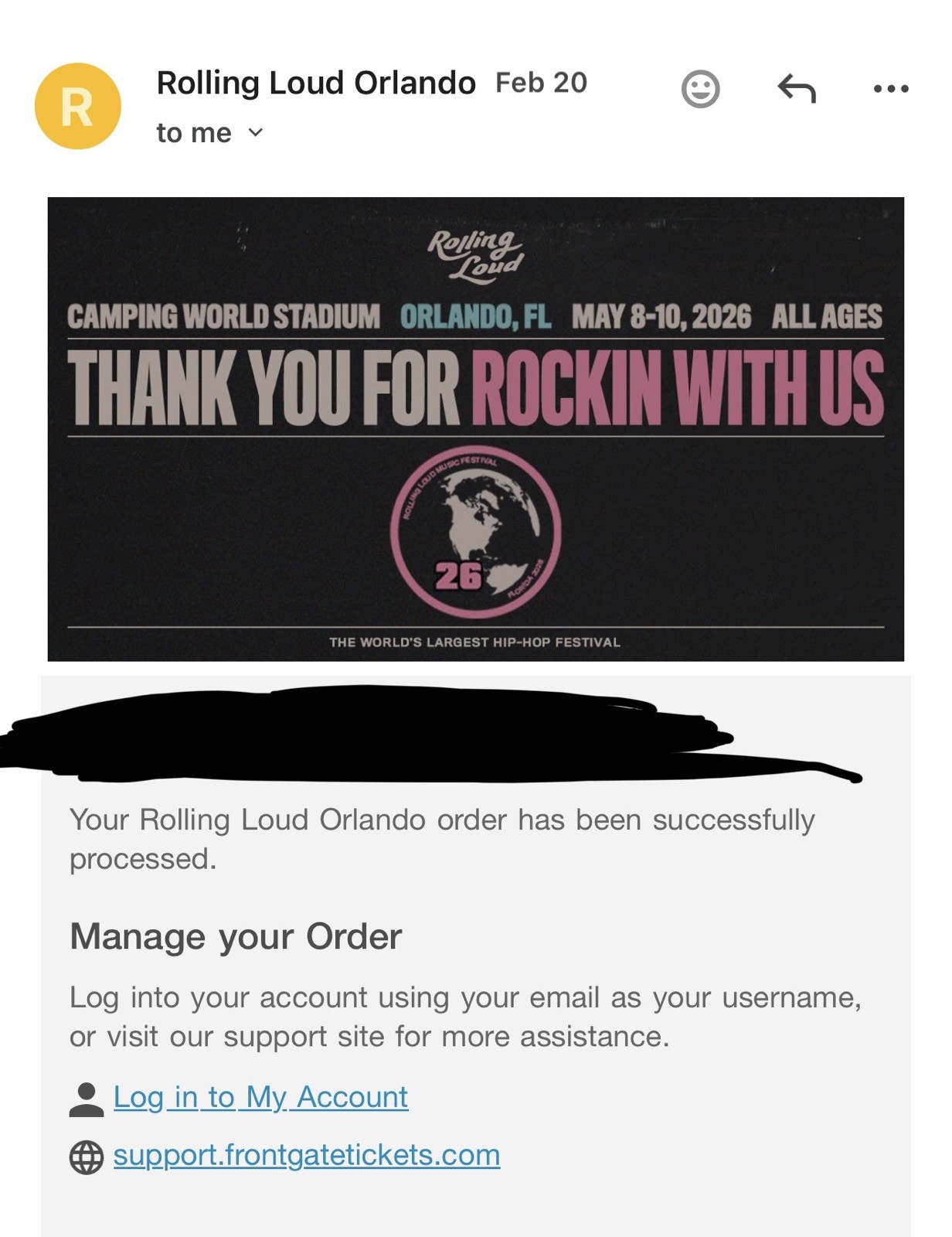 🔥Rolling Loud 2026 Orlando - 3 DAY GA Ticket -  SOLD OUT🔥