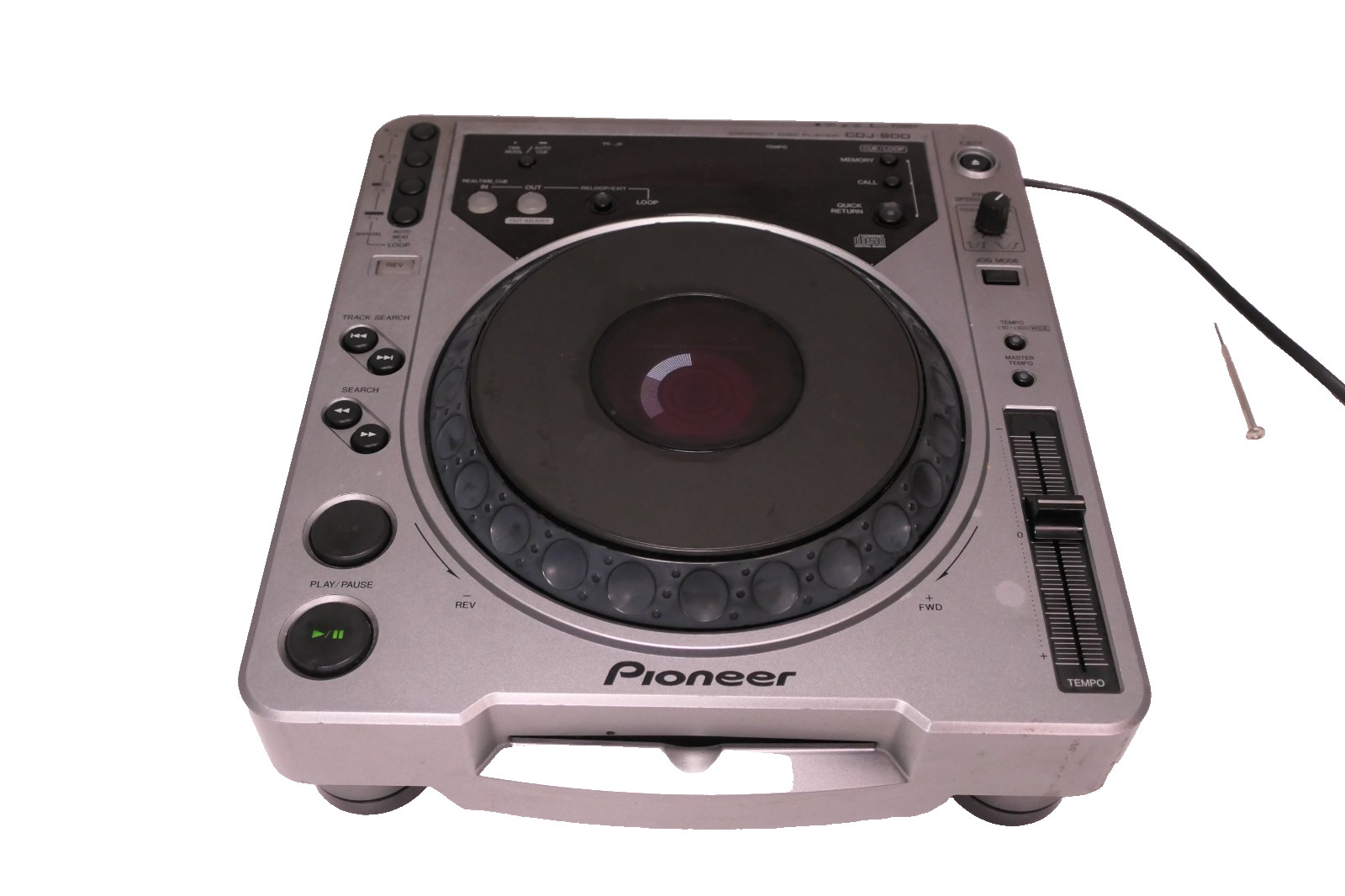 Pioneer CDJ-800 CD/Digital Media Player DJ Turntable Tested