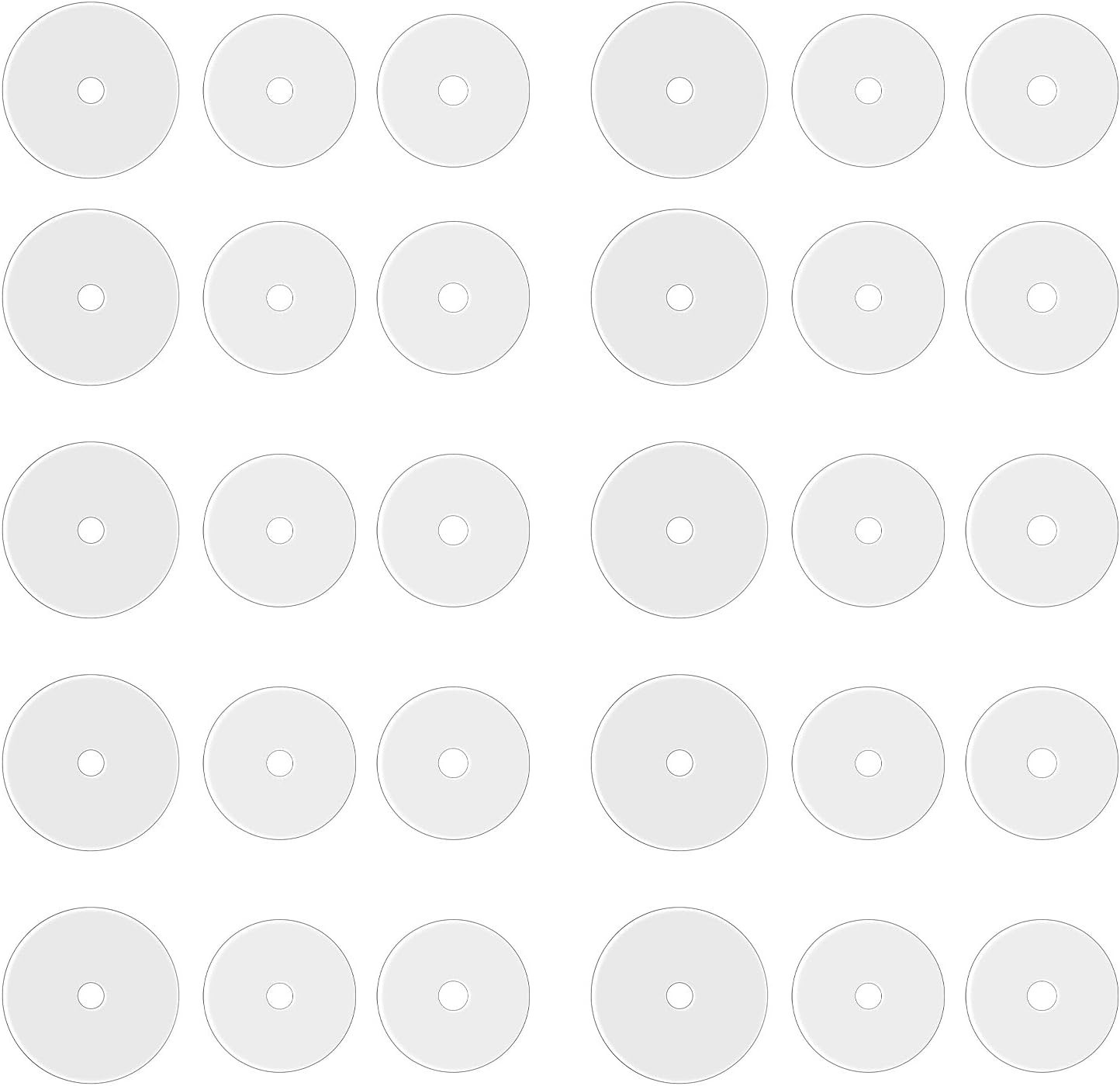 Clear Piercing Discs for Silicone Healing Earrings