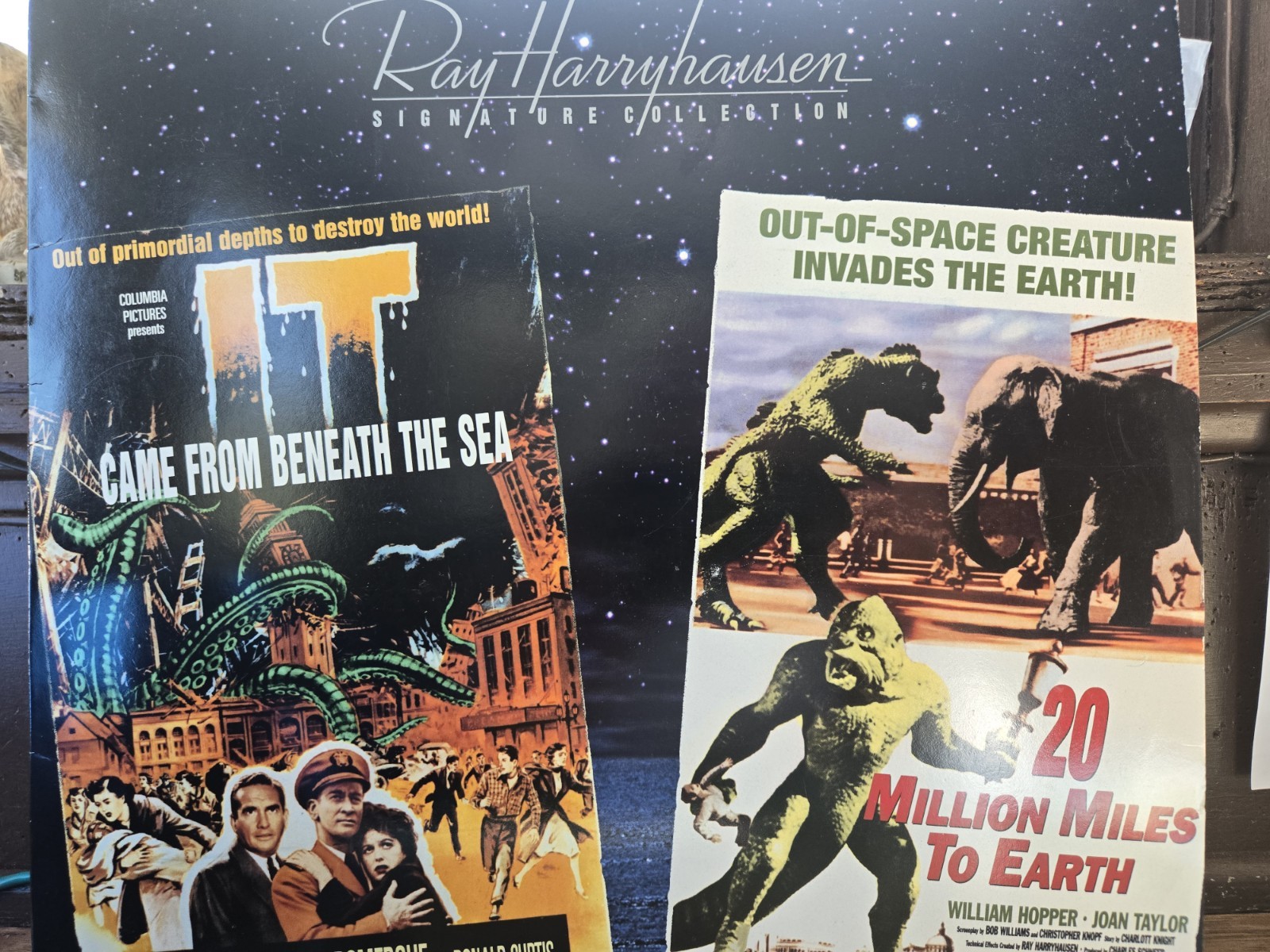 IT CAME FROM BENEATH THE SEA /20 MILLION MILES Laserdiscs ( NOT DVD )  USED GOOD