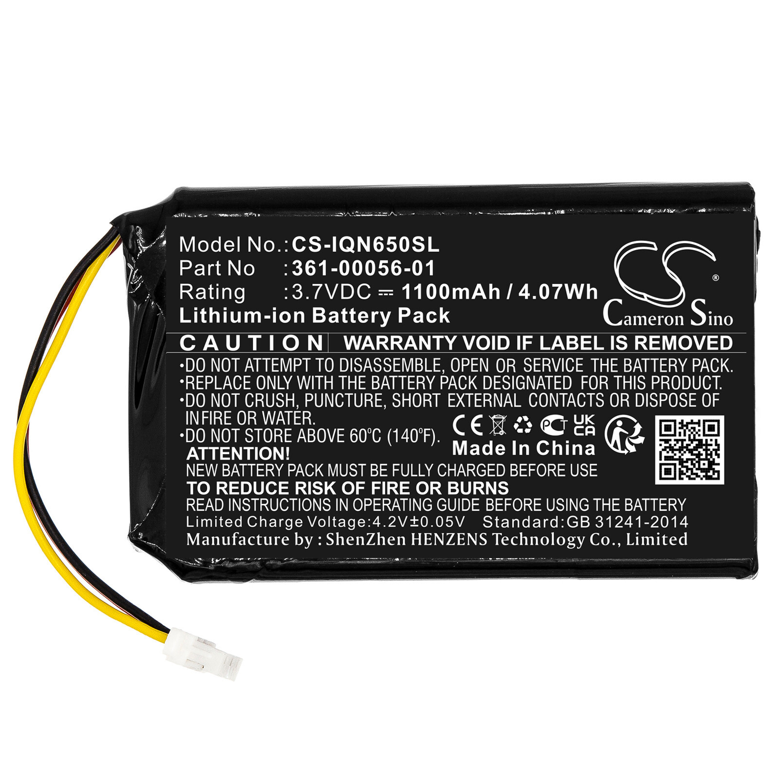 BATTERIE 1100mAh Type 361-00056-01 For Garmin 010-01211-01, Dash Cam 35