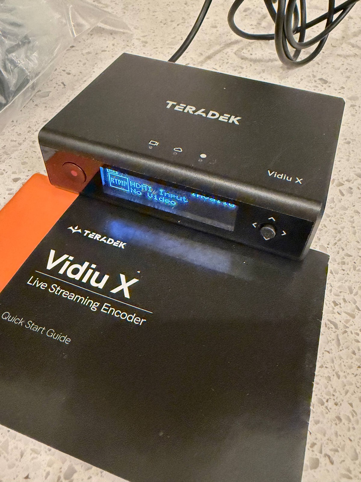 Teradek VidiU X HD Live Streaming Encoder - Good Condition w/ Accessories
