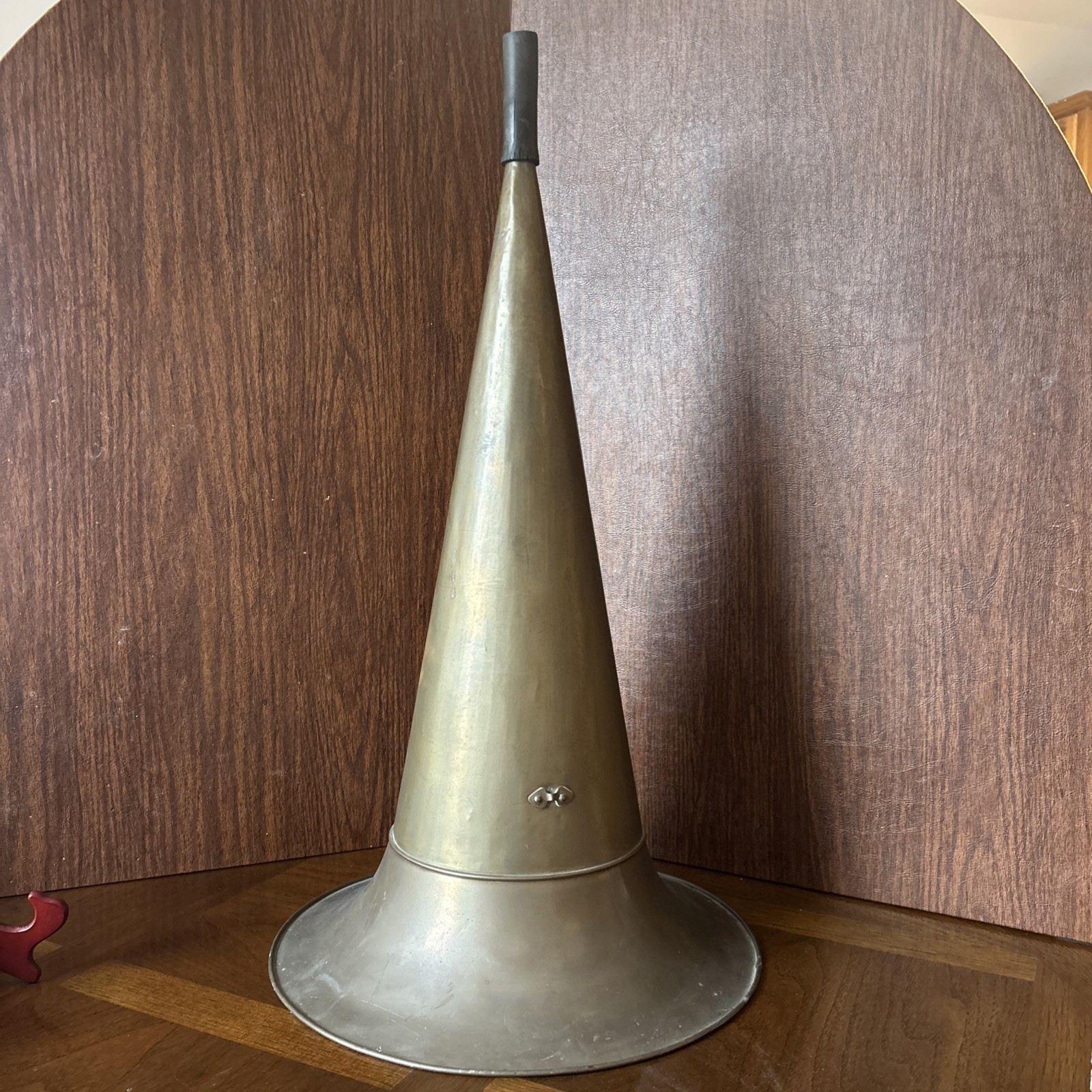 ORIGINAL Edison or Columbia Cylinder Phonograph Brass Horn- 26" Long 13.5" Bell