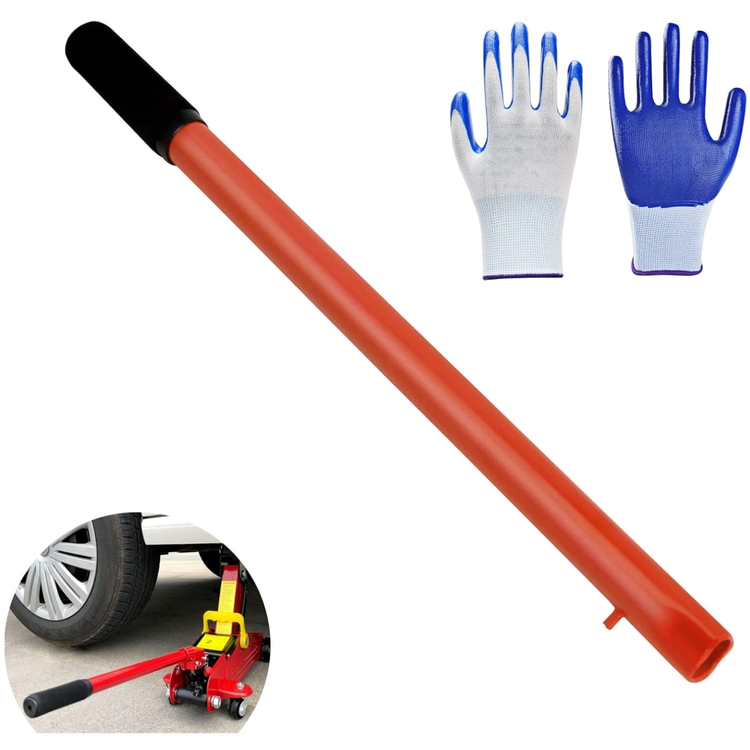 2 Ton Floor Jack Handle Replacement,Horizontal Hydraulic Jack Handle for Car