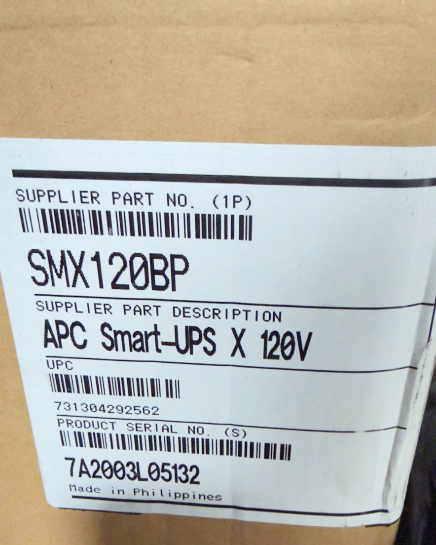 APC SMX120BP SMART UPS X 120V BATTERY PACK- New