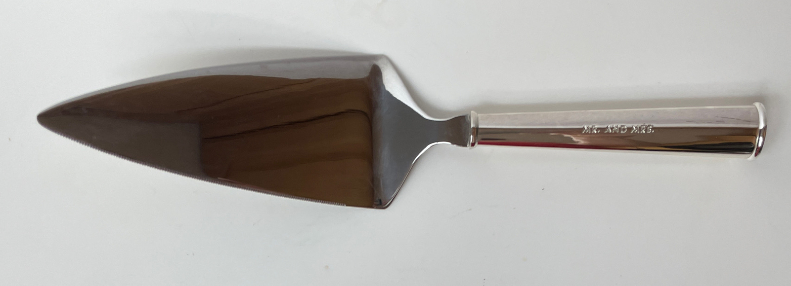 Kate Spade Lenox Mr & Mrs Wedding Cake Silver Server Knife ONLY No Box