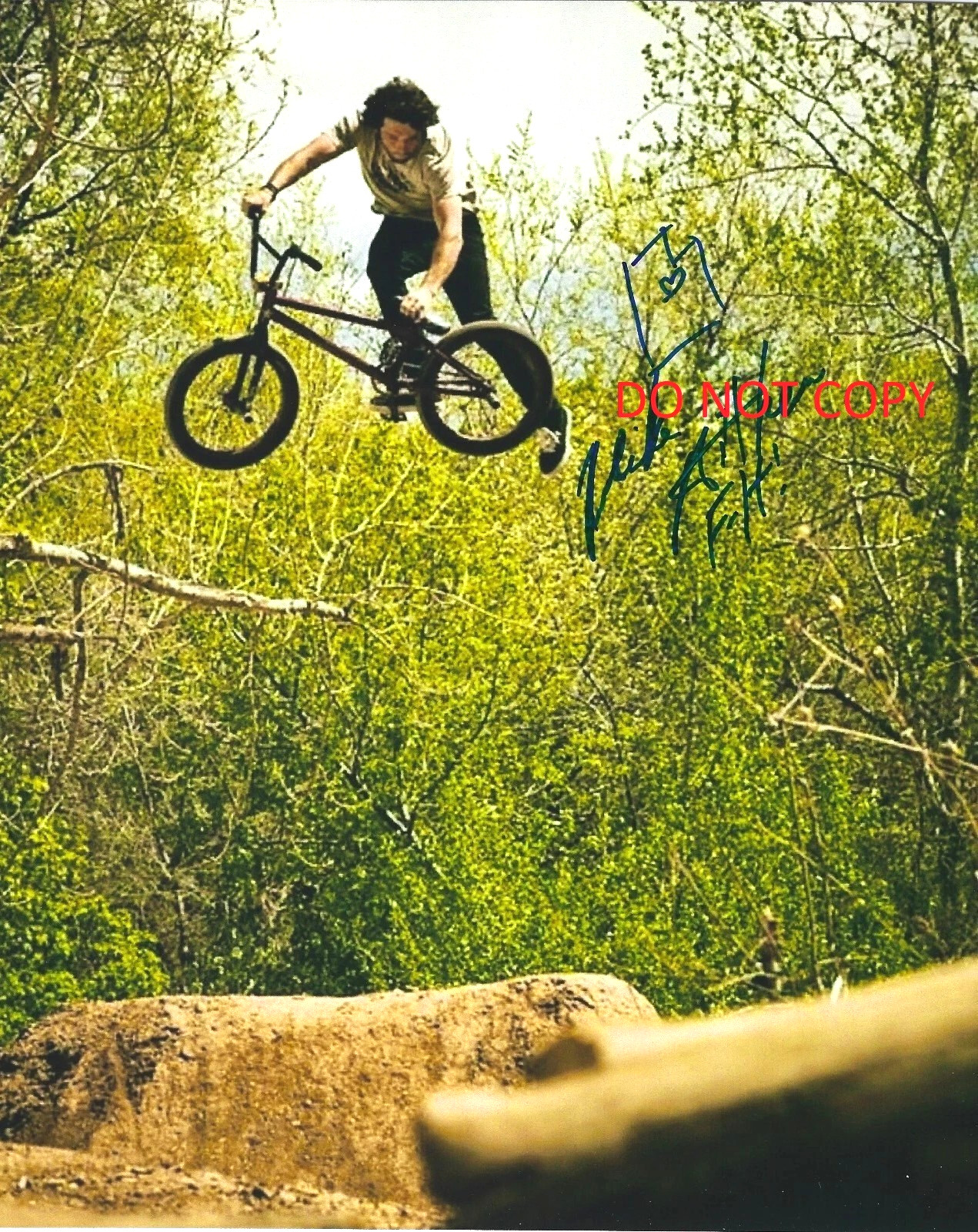 MIKE AITKEN - BMX Autographed Signed 8x10 reprint Photo !!