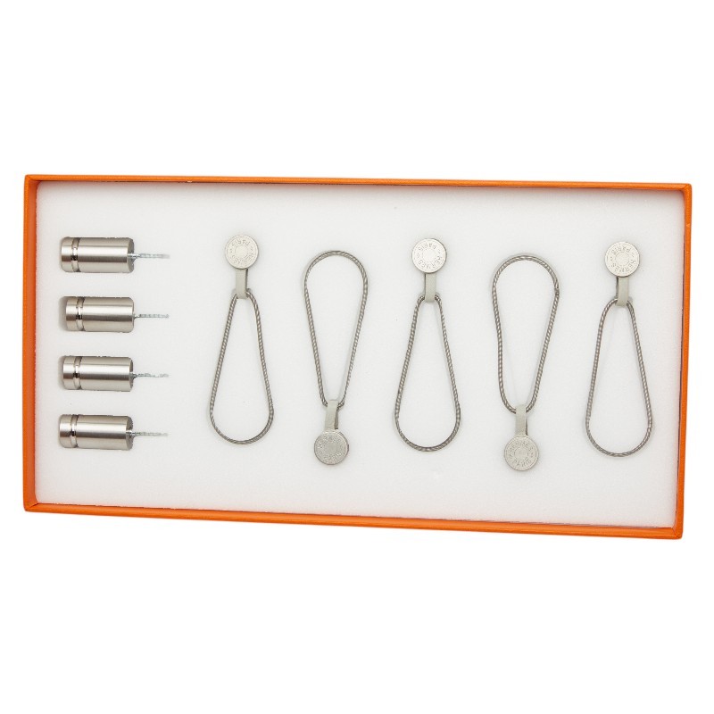 HERMES SerieFIXATION CARRE BOITIER Scarf holder hanging magnetic hook 【Used】