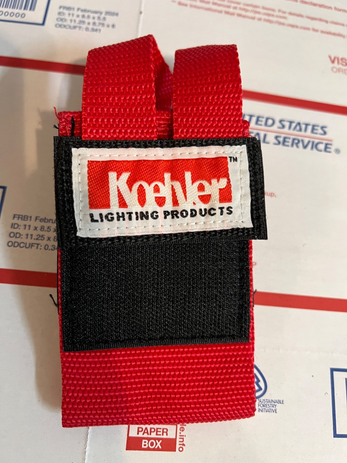 NEW Koehler Mfg Wheat LED Electric Lithium MINERS HEAD LAMP CARRYING POUCH