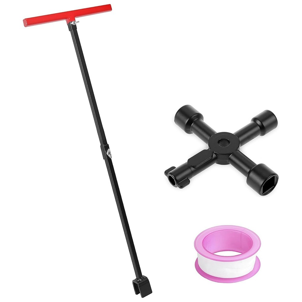 Water Meter Key Water Shut Off Tool  Shutoff Key Tool for Main Water Meter M9O1