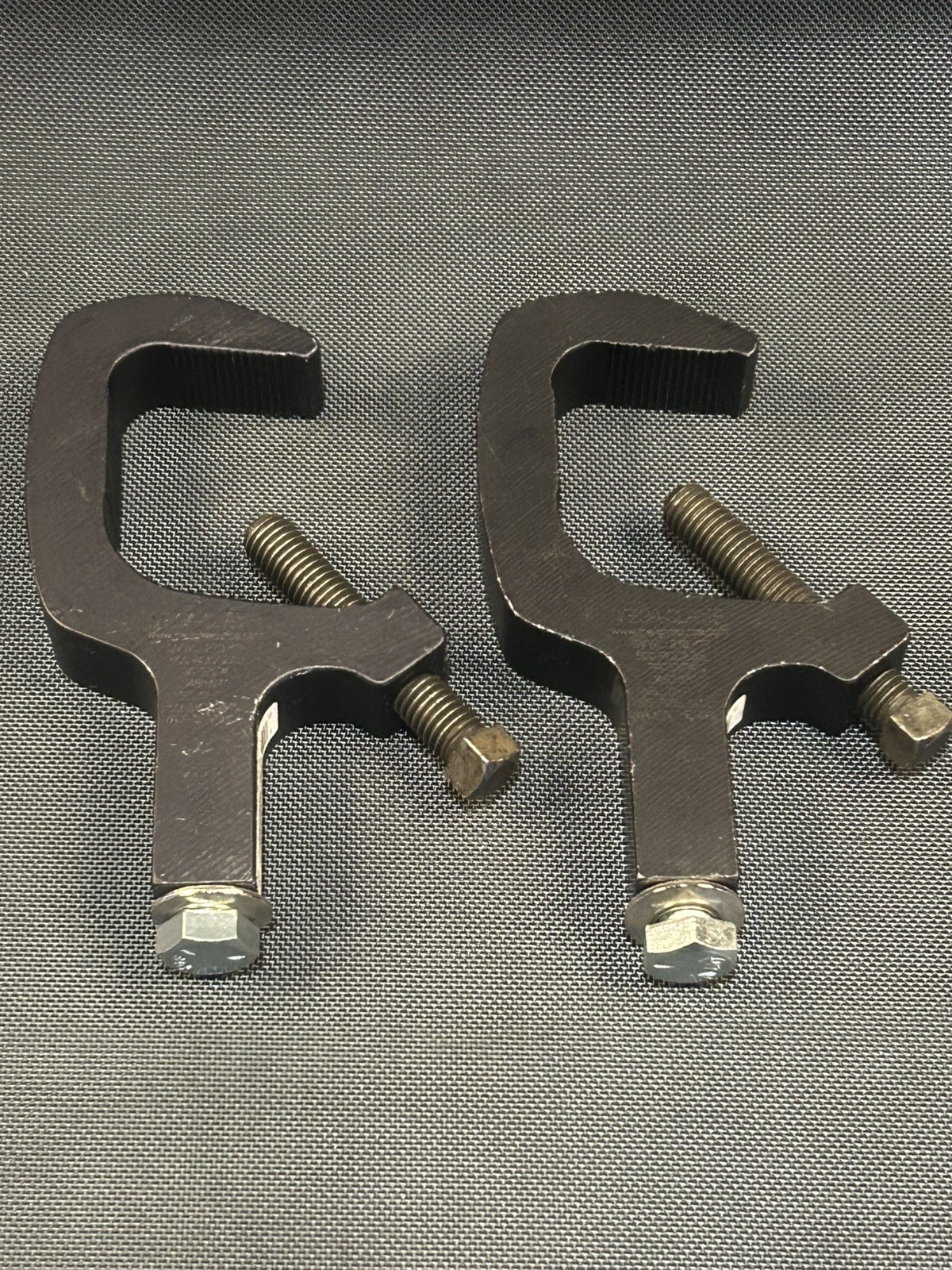 The Light Source Mega Clamp 6-Inch 600 lb Stage Lighting C-Clamp Lot of 2