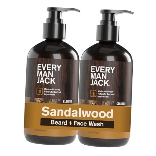  Beard Wash - Cleanse, Soften, and Hydrate for a Healthier Beard - Sandalwood