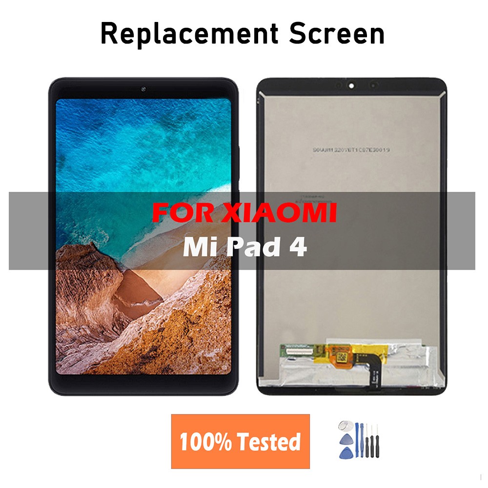 LCD Screen Digitizer Assembly for Xiaomi 4 Pad Tablet Display Replacement Parts